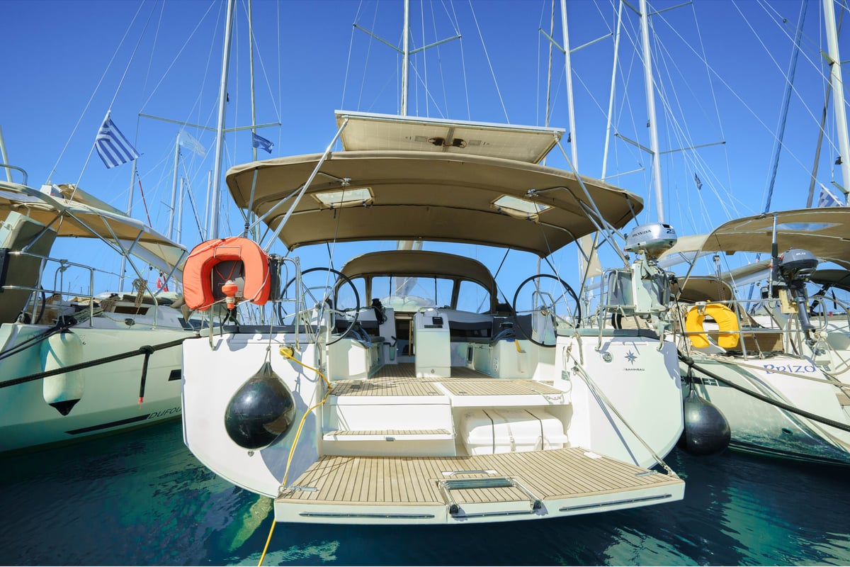 Sun Odyssey 490, Kalm