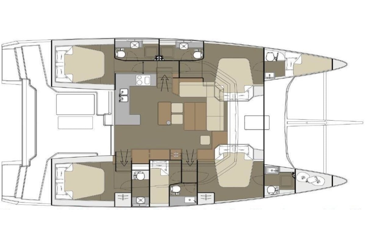 Dufour Catamaran 48, Bahia Serena